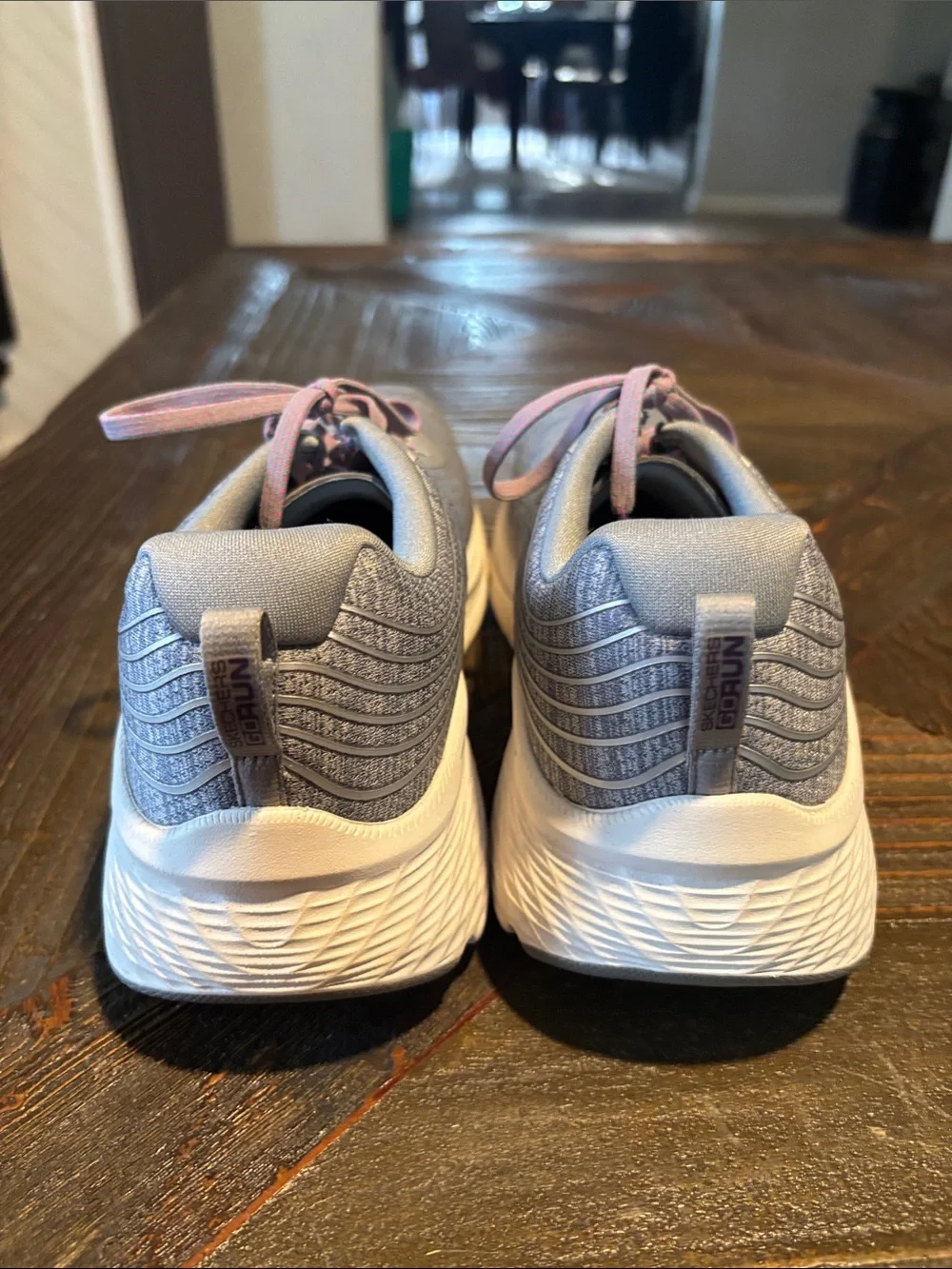 Skechers Light Gray Athletic Sneakers with Lavender Accents-NWOT or Box